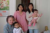 Grandma, Auntie Cindy, Mommy